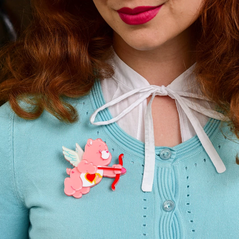 Erstwilder - Care Bears Love-a-Lot Cupid Bear Brooch 5 Erstwilder - Care Bears Love-a-Lot Cupid Bear Brooch - Image 3