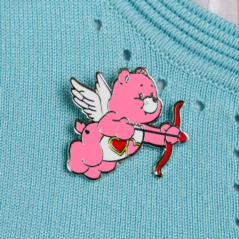Erstwilder X Care Bears - Love-A-Lot™ Bear Cupid Enamel Pin 3 Erstwilder X Care Bears - Love-A-Lot™ Bear Cupid Enamel Pin