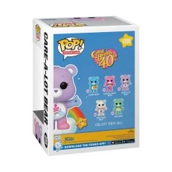 Care Bears 40th - Care-a-Lot Bear POP! Vinyl Figure No. 1205 -Playworld Shop FUN61557 CareBear CaresALotBear POP GLAM 03