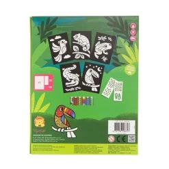 Tiger Tribe - Foil Art - Rainforest 5+ -Playworld Shop FoilRainfback