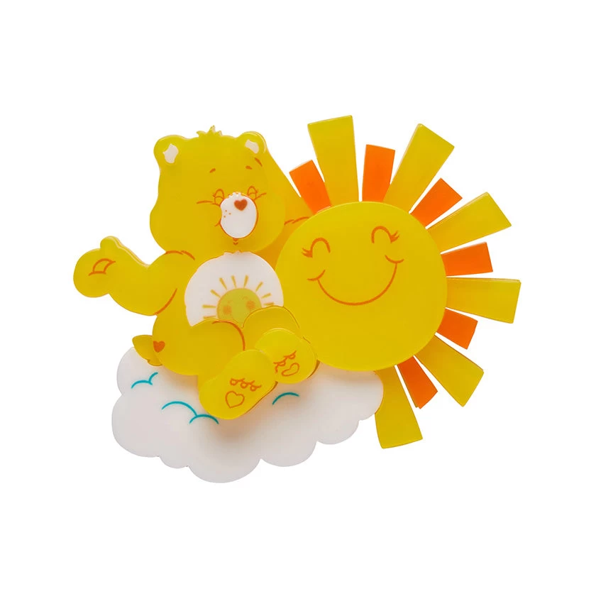 Erstwilder - Care Bears Funshine And Sunshine Brooch 4 Erstwilder - Care Bears Funshine And Sunshine Brooch - Image 2