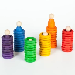 Grapat Nins, Rings & Coins - Wooden Toys