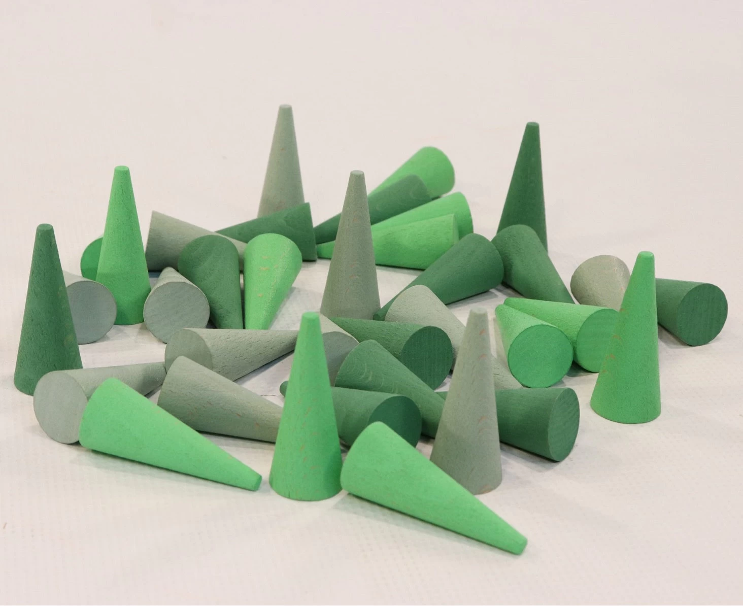 Grapat Mandala Green Cones - Wooden Toys 6 Grapat Mandala Green Cones - Wooden Toys - Image 4