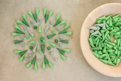 Grapat Mandala Green Cones - Wooden Toys 7 Grapat Mandala Green Cones - Wooden Toys -Playworld Shop GrapatGreenCones2