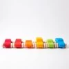 Grimm's Cars Rainbow Colours (Set Of 6) -Playworld Shop Grimms cars Coloured