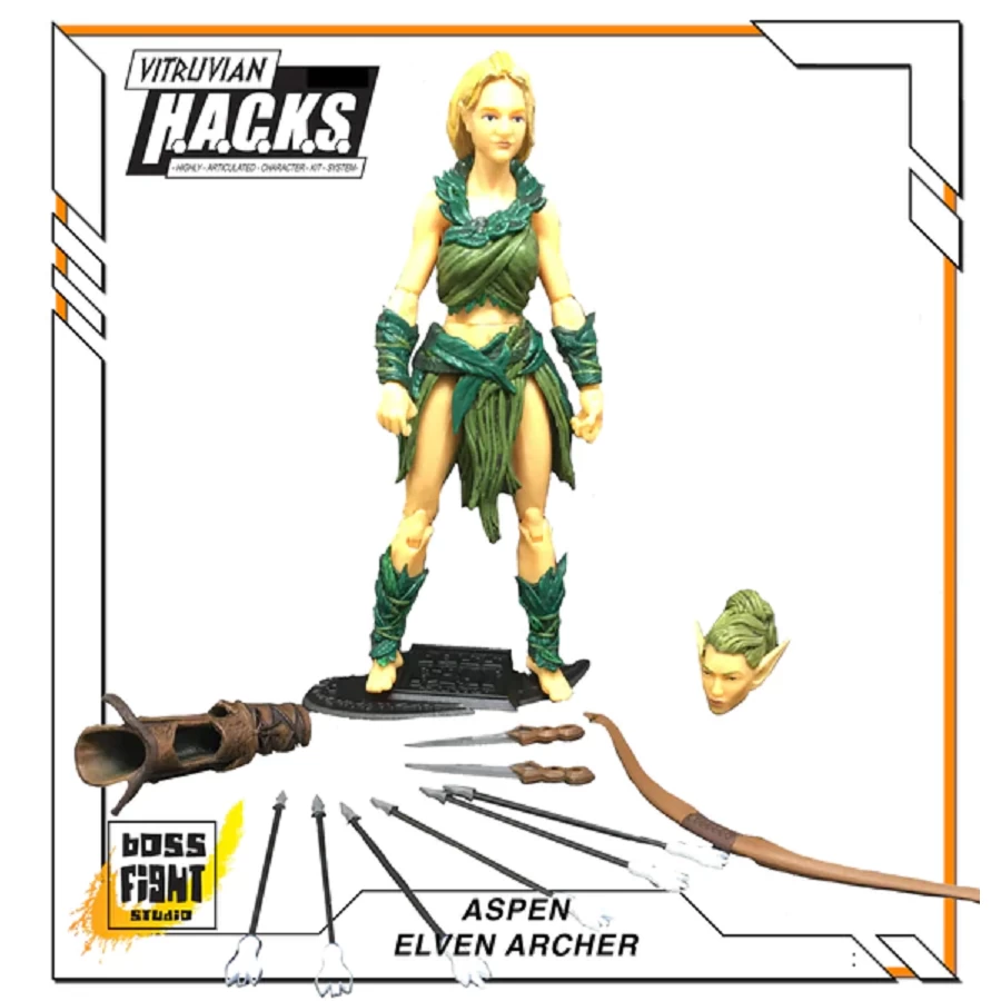 VITRUVIAN H.A.C.K.S. - Series 2 - ASPEN Spring Elven Archer 4 VITRUVIAN H.A.C.K.S. - Series 2 - ASPEN Spring Elven Archer - Image 2