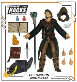 VITRUVIAN H.A.C.K.S. - Series 2 - FELONIOUS (Wandering Mage) - Green Robe