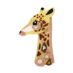 Erstwilder X Pete Cromer (Wildlife Part 2) - The Genteel Giraffe Brooch
