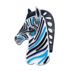 Erstwilder X Pete Cromer (Wildlife Part 1) - The Zealous Zebra Brooch