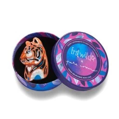 Erstwilder X Pete Cromer (Wildlife Part 2) - The Tranquil Tiger Brooch -Playworld Shop HL 015AK1BH06TheTranquilTigerBrooch 3