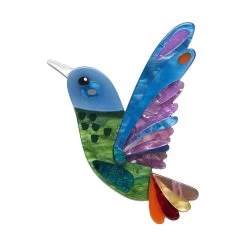 Erstwilder X Pete Cromer (Wildlife Part 2) - The Hardworking Hummingbird Brooch