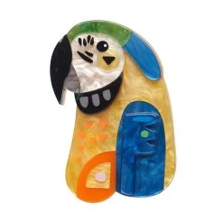 Erstwilder X Pete Cromer (Wildlife Part 2) - The Maverick Macaw Brooch