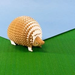 Kigumi - Hedgehog Plywood Puzzle -Playworld Shop Hedgehog