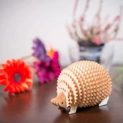 Kigumi - Hedgehog Plywood Puzzle