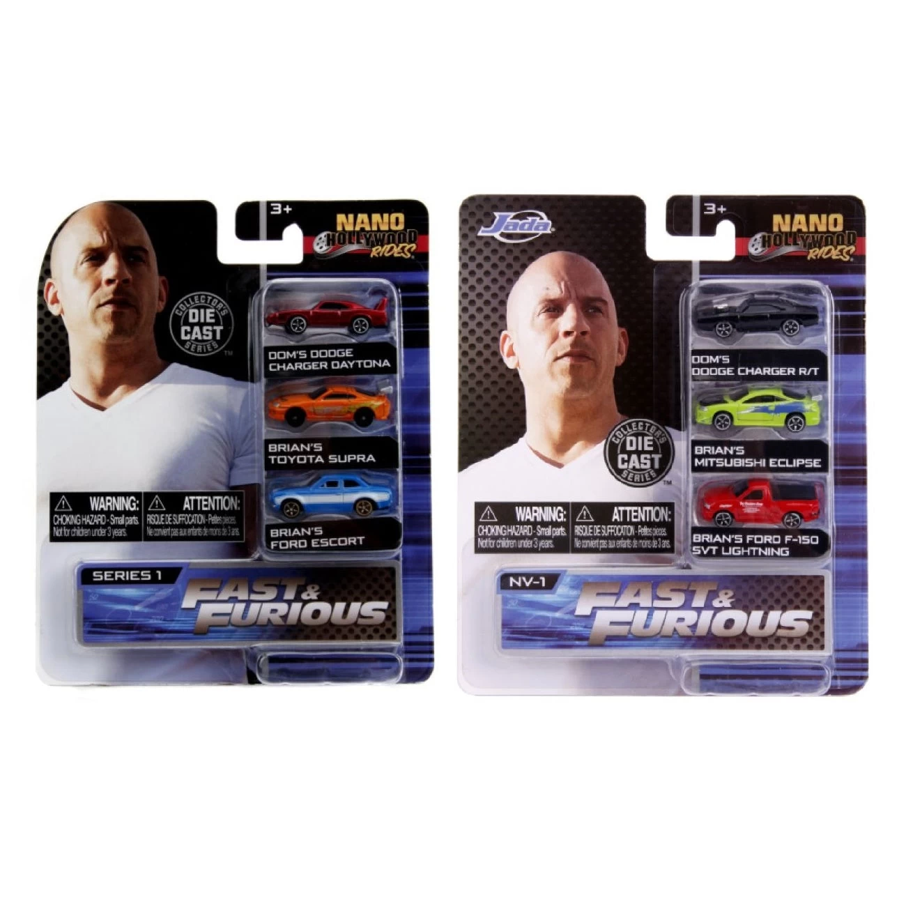 Jada Toys Nano Hollywood Rides - Fast & Furious (Set 1 & 2) 3 Jada Toys Nano Hollywood Rides - Fast & Furious (Set 1 & 2)