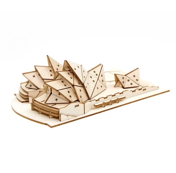 Kigumi - Opera House Plywood Puzzle 4 Kigumi - Opera House Plywood Puzzle - Image 2
