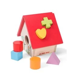 Le Toy Van - Petilou My Little House Wooden Shape Sorter 13 Le Toy Van - Petilou My Little House Wooden Shape Sorter -Playworld Shop LEPL085BirdHouseShapeSorter
