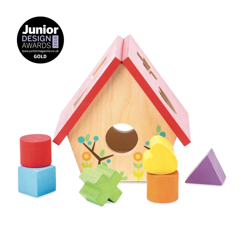 Le Toy Van - Petilou My Little House Wooden Shape Sorter 7 Le Toy Van - Petilou My Little House Wooden Shape Sorter - Image 5