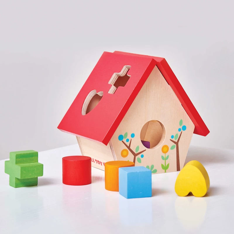 Le Toy Van - Petilou My Little House Wooden Shape Sorter 4 Le Toy Van - Petilou My Little House Wooden Shape Sorter - Image 2