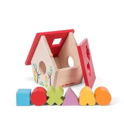 Le Toy Van - Petilou My Little House Wooden Shape Sorter 10 Le Toy Van - Petilou My Little House Wooden Shape Sorter -Playworld Shop LEPL085BirdHouseShapeSorter5