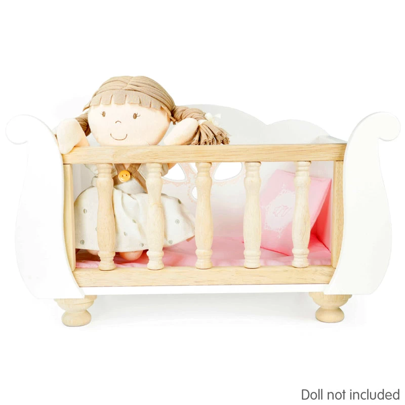 Le Toy Van Honeybake Wooden Doll Cot 3 Le Toy Van Honeybake Wooden Doll Cot
