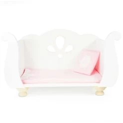 Le Toy Van Honeybake Wooden Doll Cot 12 Le Toy Van Honeybake Wooden Doll Cot -Playworld Shop LETV600WoodenDollCotfront