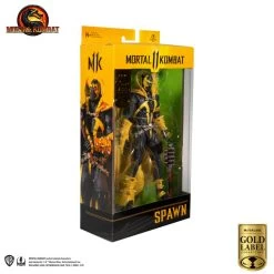 Spawn - Mortal Kombat Spawn Curse Of The Apocalypse Gold Label 7” Action Figure -Playworld Shop MCF11026 Mortal Kombat Spawn Curse ofApocalypse 7 FigureB