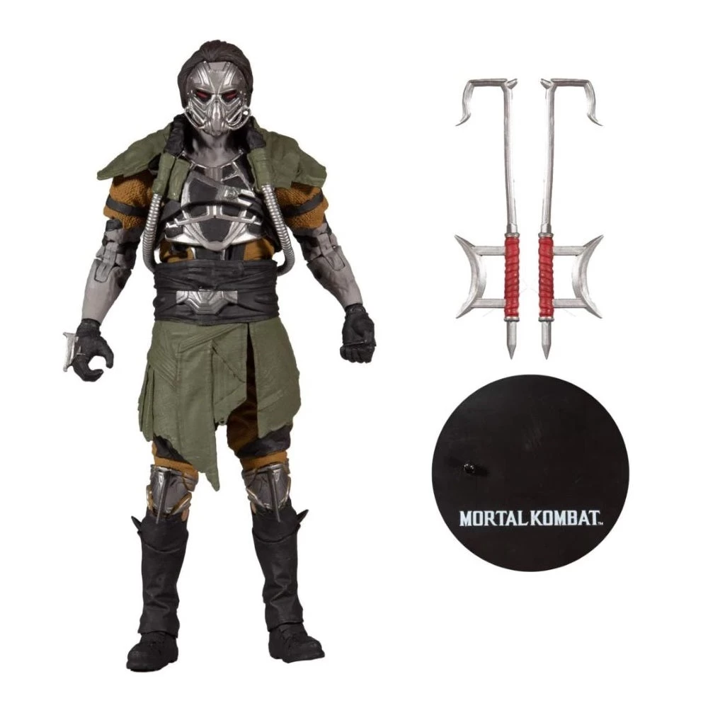 McFarlane Mortal Kombat - Kabal: Hooked Up 7” Action Figure 4 McFarlane Mortal Kombat - Kabal: Hooked Up 7” Action Figure - Image 2