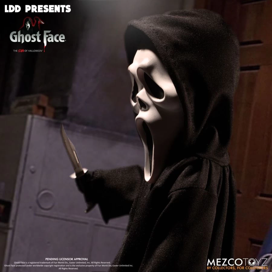 Scream - Ghost Face 10" Cloth Living Dead Doll By Mezco Toys 9 Scream - Ghost Face 10" Cloth Living Dead Doll By Mezco Toys - Image 7