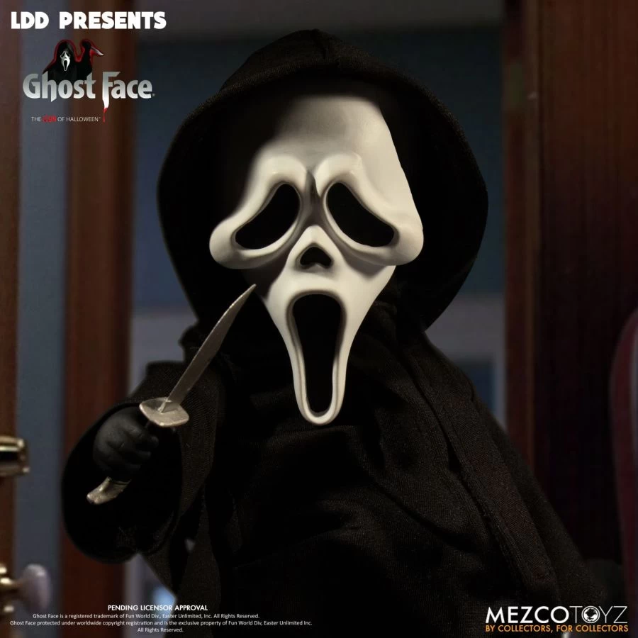 Scream - Ghost Face 10" Cloth Living Dead Doll By Mezco Toys 8 Scream - Ghost Face 10" Cloth Living Dead Doll By Mezco Toys - Image 6
