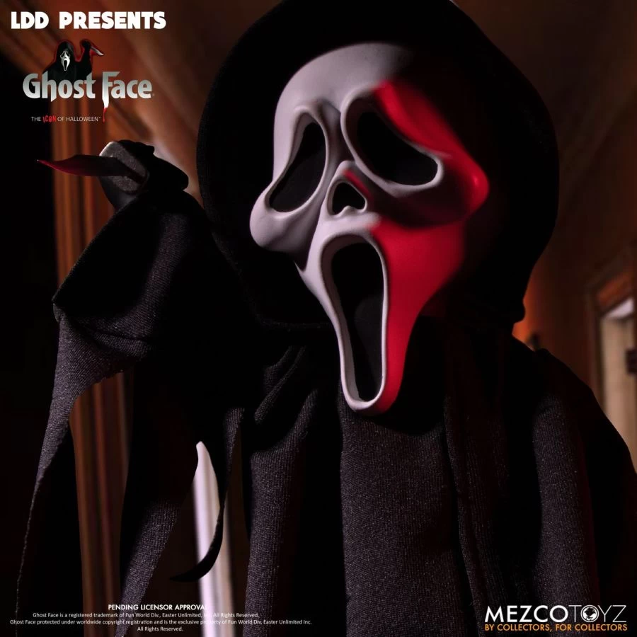 Scream - Ghost Face 10" Cloth Living Dead Doll By Mezco Toys 7 Scream - Ghost Face 10" Cloth Living Dead Doll By Mezco Toys - Image 5