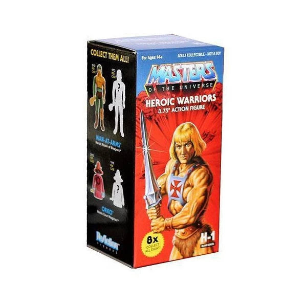 Masters Of The Universe - MOTU HEROIC WARRIORS Super 7 Reaction 3.75" Action Figure Blind Box 3 Masters Of The Universe - MOTU HEROIC WARRIORS Super 7 Reaction 3.75" Action Figure Blind Box