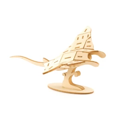 Kigumi - Manta Ray Plywood Puzzle