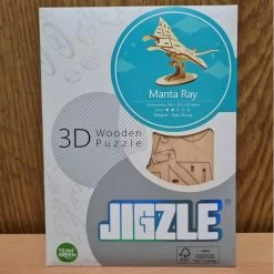 Kigumi - Manta Ray Plywood Puzzle 7 Kigumi - Manta Ray Plywood Puzzle -Playworld Shop Manta RayKIGUMIJigzlepackage