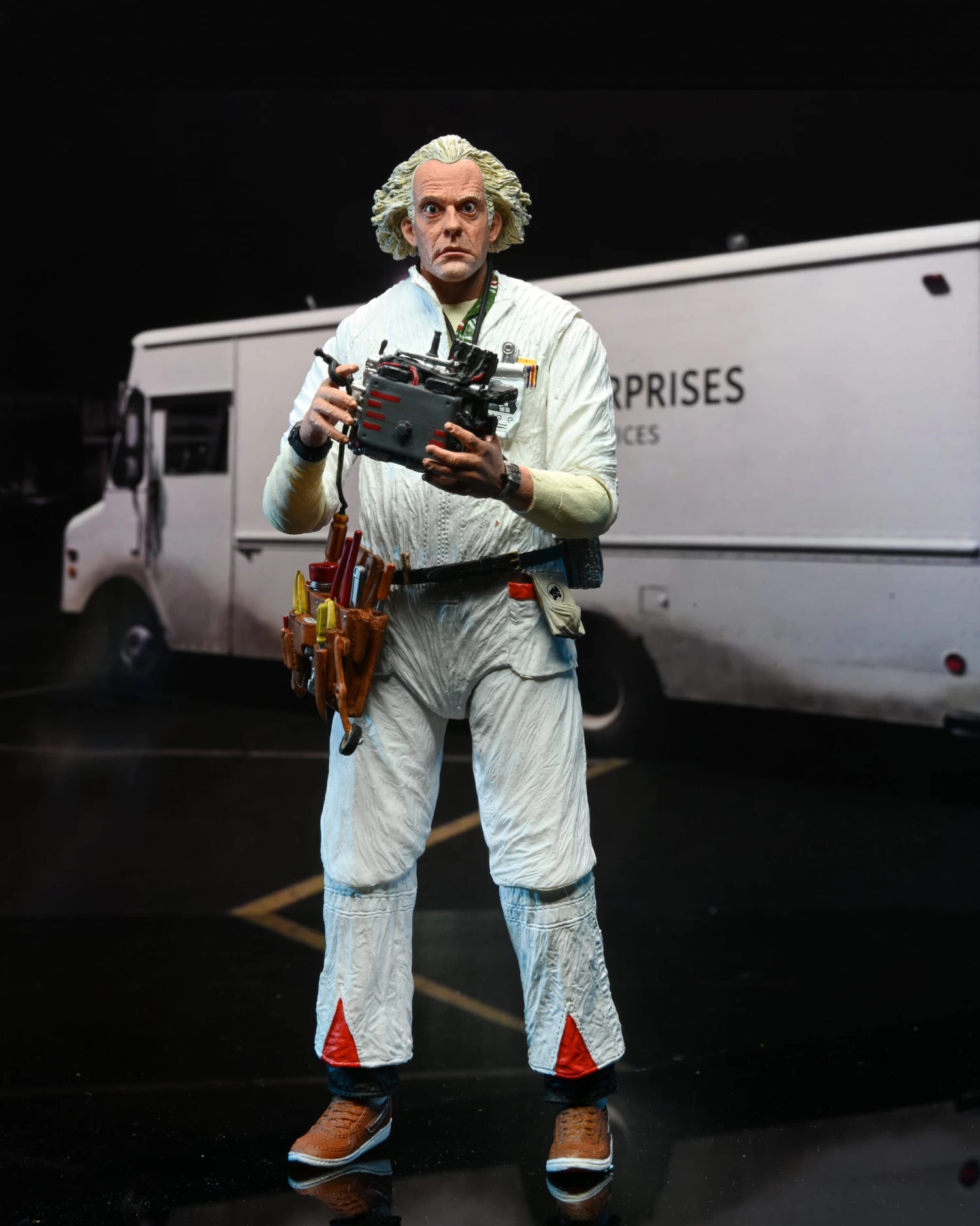 Back To The Future BTTF - Doc Brown (Hazmat Suit) Ultimate 7" Action Figure 9 Back To The Future BTTF - Doc Brown (Hazmat Suit) Ultimate 7" Action Figure - Image 7