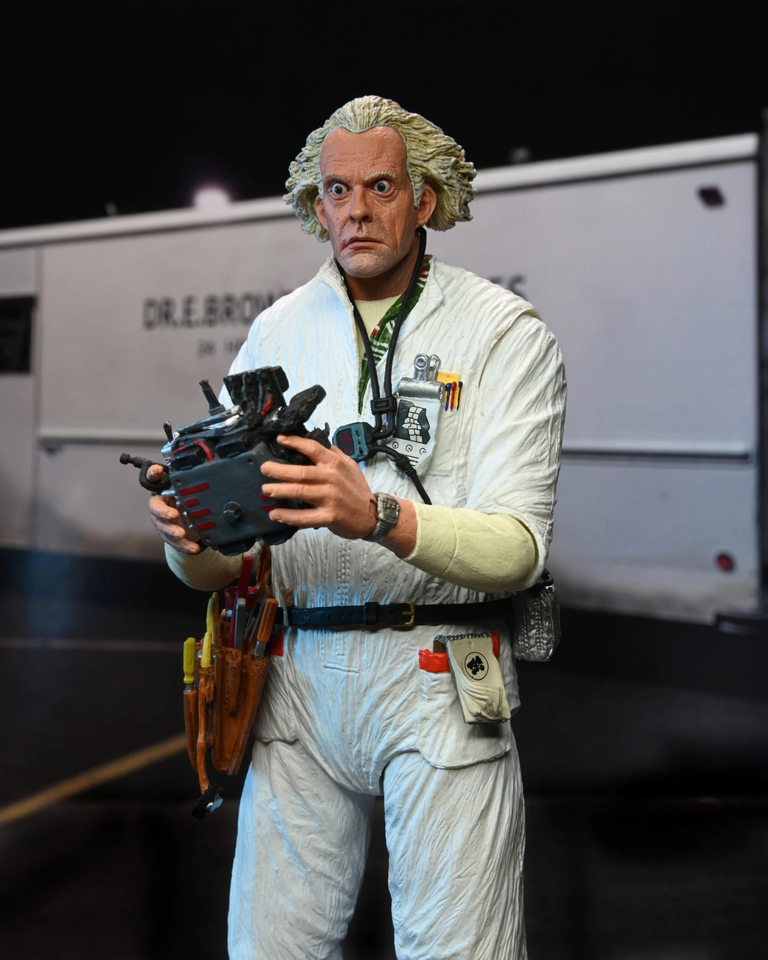 Back To The Future BTTF - Doc Brown (Hazmat Suit) Ultimate 7" Action Figure 8 Back To The Future BTTF - Doc Brown (Hazmat Suit) Ultimate 7" Action Figure - Image 6