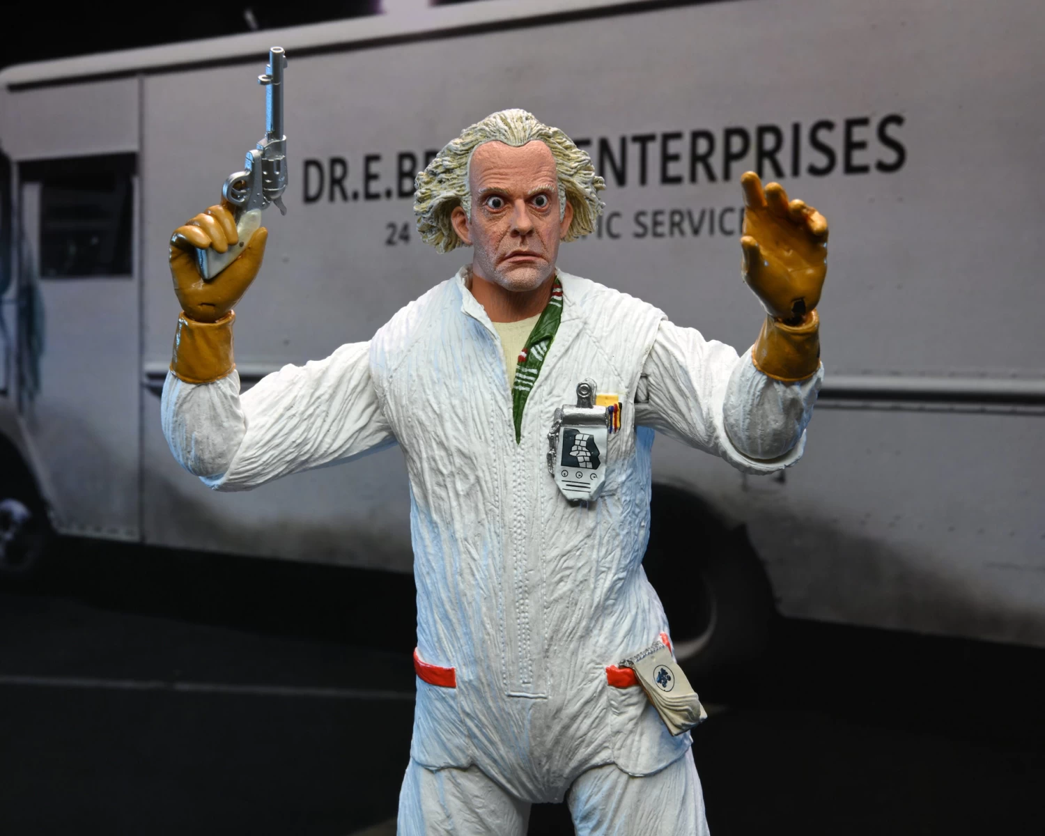 Back To The Future BTTF - Doc Brown (Hazmat Suit) Ultimate 7" Action Figure 6 Back To The Future BTTF - Doc Brown (Hazmat Suit) Ultimate 7" Action Figure - Image 4
