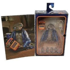 NECA E.T. Telepathic Ultimate 40th Anniversary 7" Scale Action Figure -Playworld Shop NECAET40thAnniversaryTelepathicActionFigureboxopen