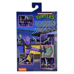 TMNT - Cartoon Foot Soldier Deluxe 7" Action Figure 9 TMNT - Cartoon Foot Soldier Deluxe 7" Action Figure -Playworld Shop NECAFootSoldierDeluxeboxback