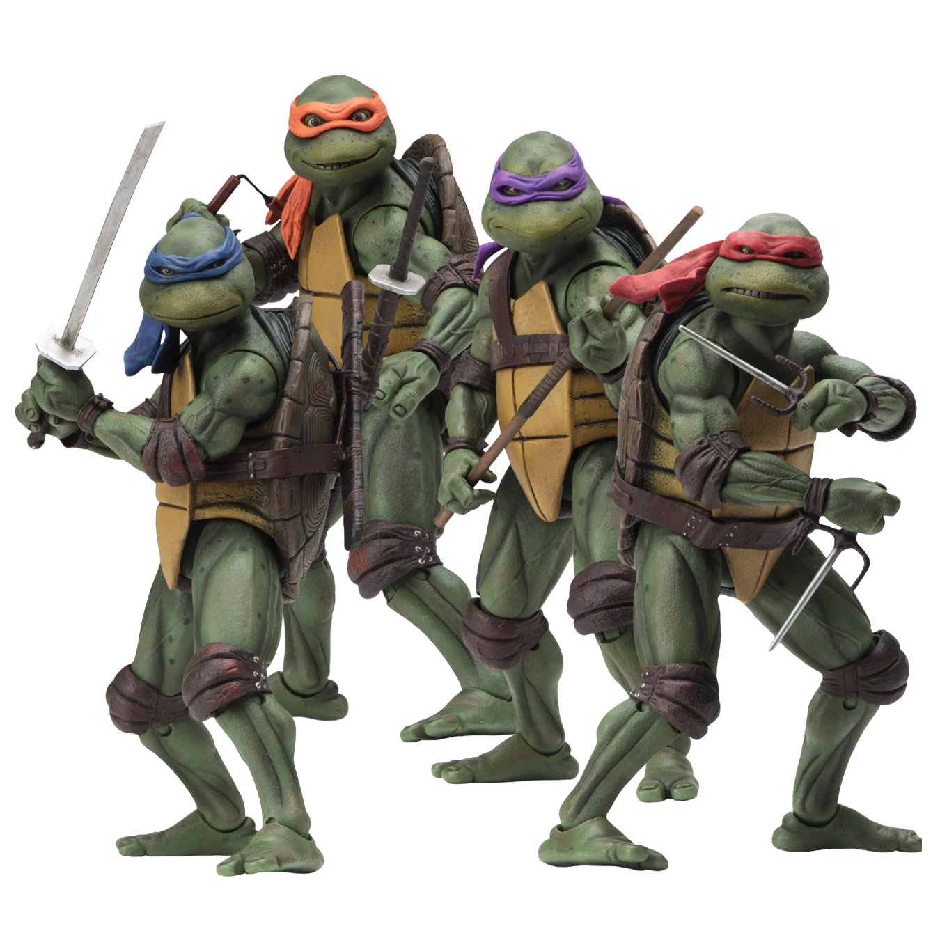 NECA TMNT (1990 Live Action Movie) - Set Of 4 Turtles 3 NECA TMNT (1990 Live Action Movie) - Set Of 4 Turtles