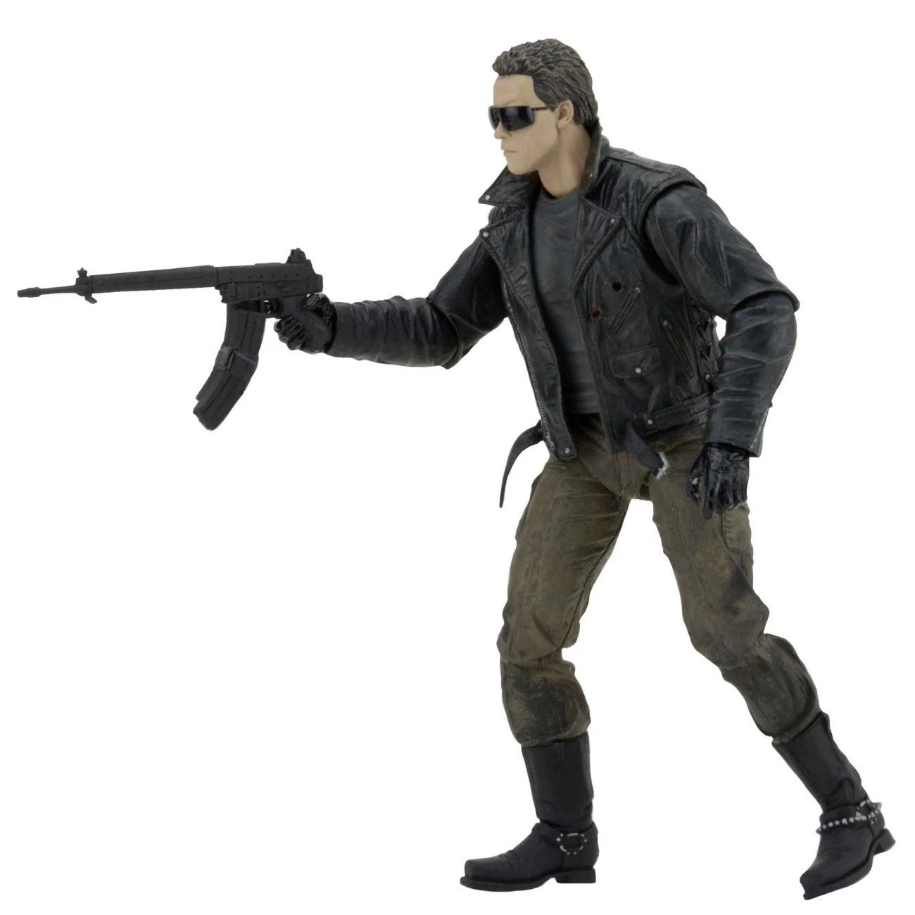 Terminator - 7" Police Station Assault T-800 (Motorcycle Jacket) Action Figure 6 Terminator - 7" Police Station Assault T-800 (Motorcycle Jacket) Action Figure - Image 4
