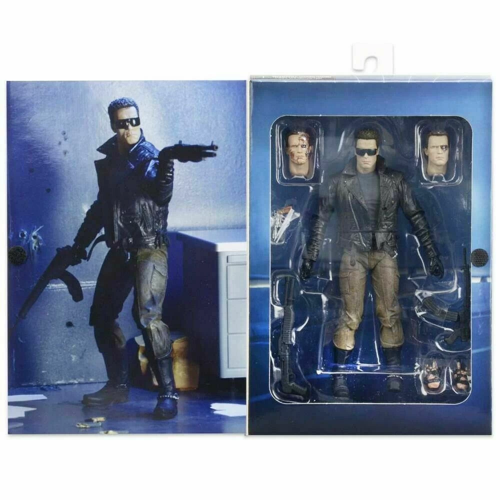 Terminator - 7" Police Station Assault T-800 (Motorcycle Jacket) Action Figure 5 Terminator - 7" Police Station Assault T-800 (Motorcycle Jacket) Action Figure - Image 3