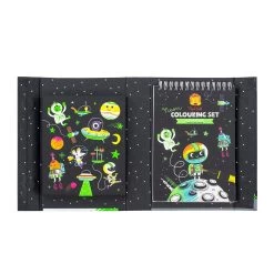 Tiger Tribe - Colouring Set Neon - Outer Space 5+ -Playworld Shop NeonSpaceinside2