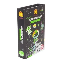 Tiger Tribe - Colouring Set Neon - Outer Space 5+ -Playworld Shop NeonSpaceside