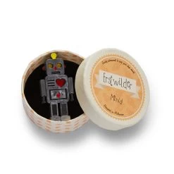 Erstwilder Toy Minis - Nuts And Bolts Robot Mini Brooch