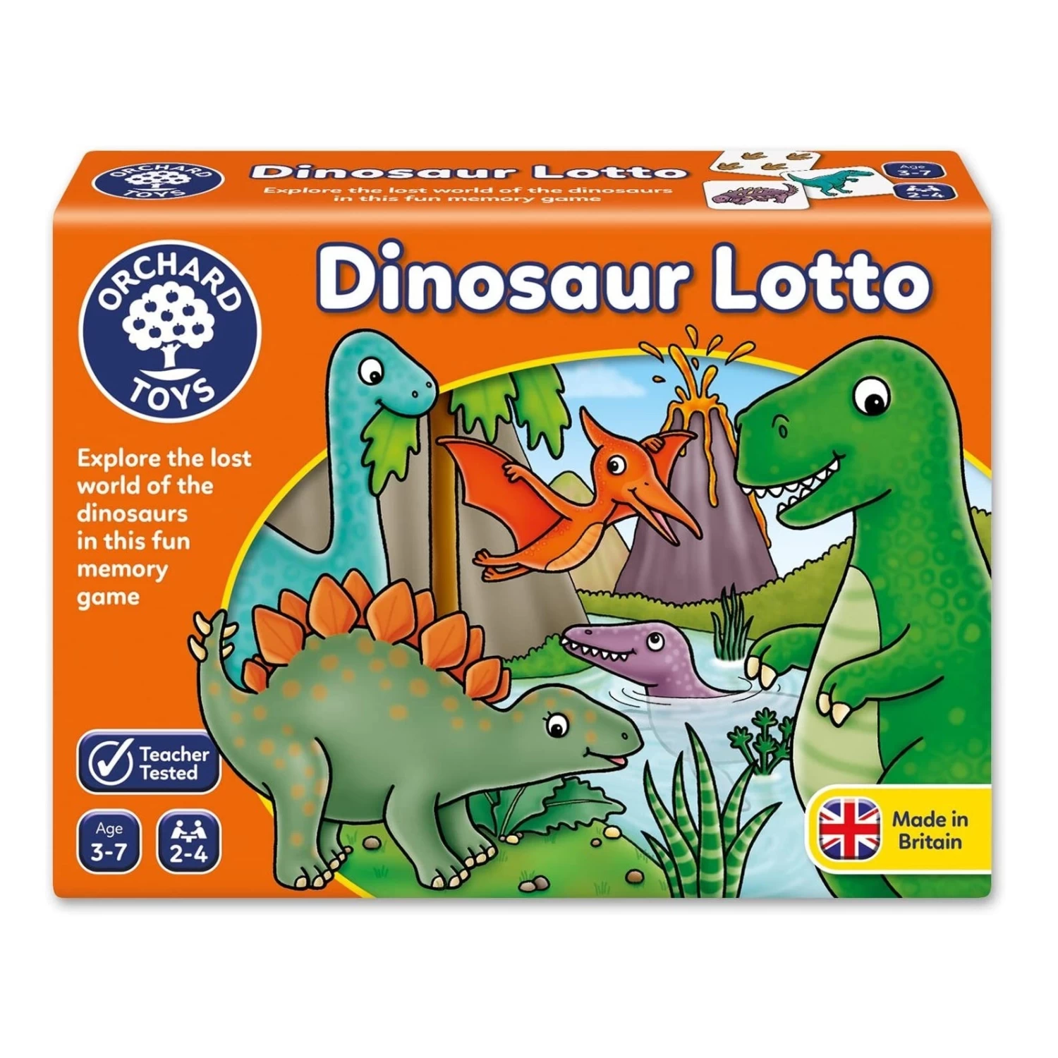 Orchard Toys - Dinosaur Lotto Game Ages 3-7 3 Orchard Toys - Dinosaur Lotto Game Ages 3-7