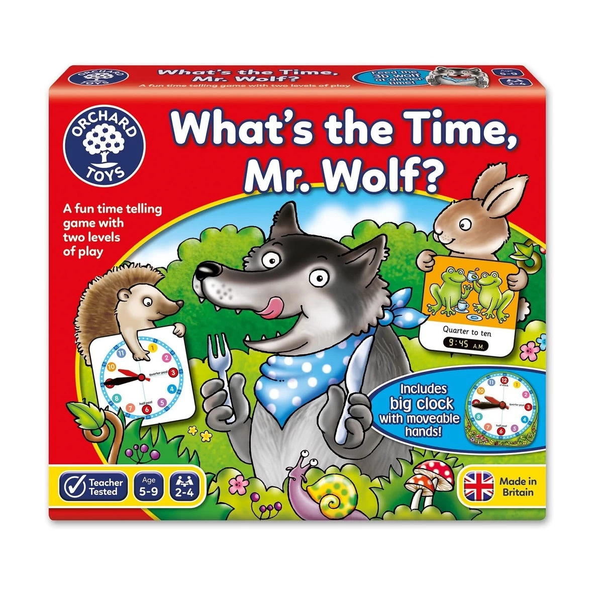 Orchard Toys - What's The Time, Mr Wolf? Game Ages 5-9 3 Orchard Toys - What's The Time, Mr Wolf? Game Ages 5-9
