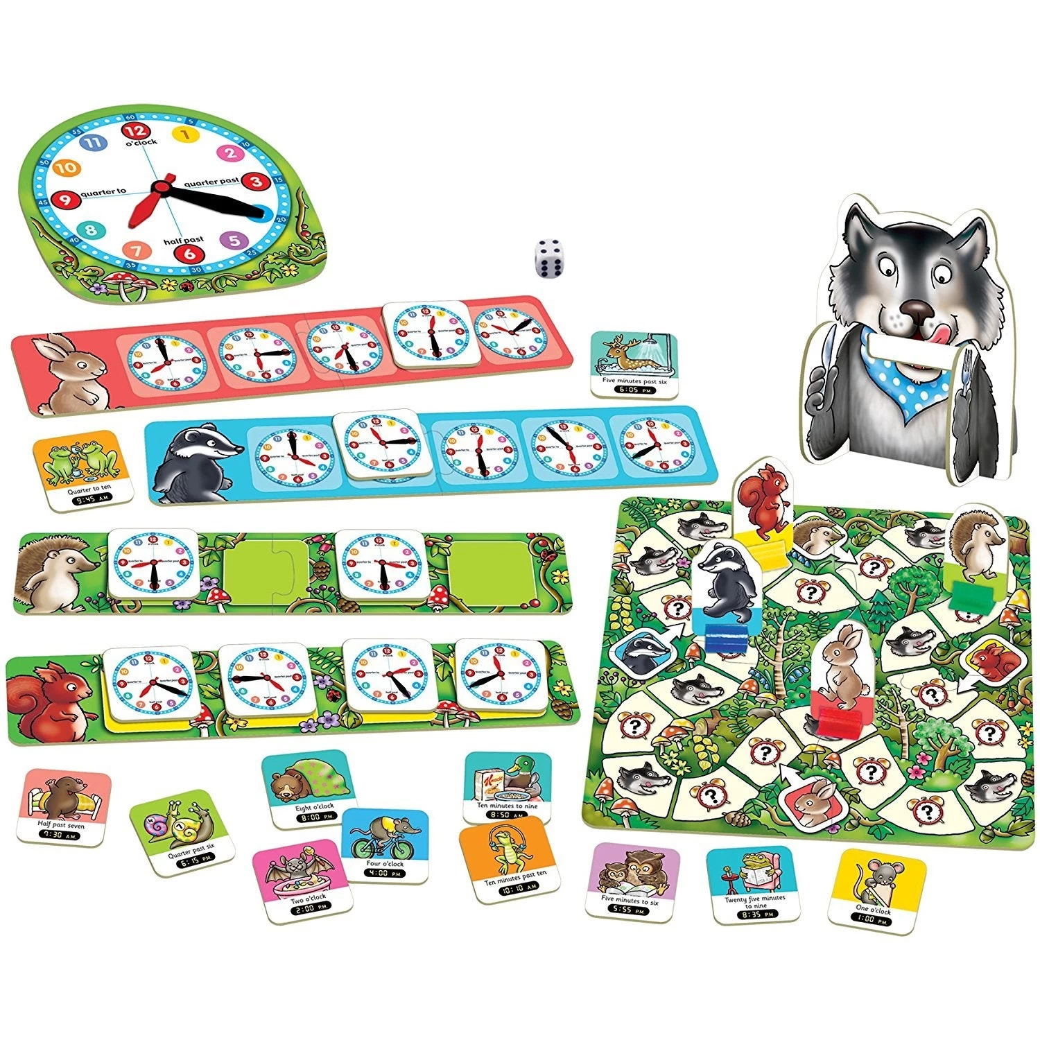 Orchard Toys - What's The Time, Mr Wolf? Game Ages 5-9 5 Orchard Toys - What's The Time, Mr Wolf? Game Ages 5-9 - Image 3