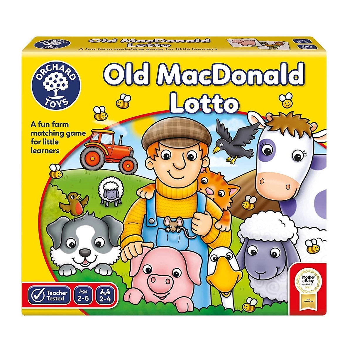 Orchard Toys - Old MacDonald Lotto Game Ages 2-6 3 Orchard Toys - Old MacDonald Lotto Game Ages 2-6