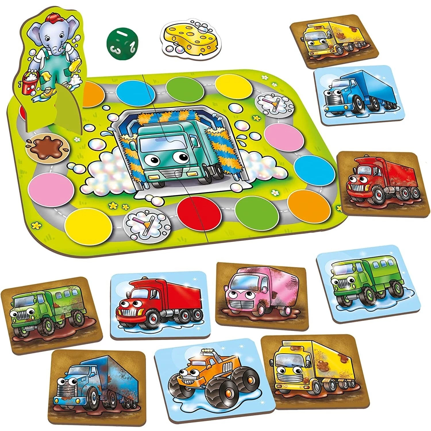 Orchard Toys - Mucky Trucks Game Ages 3-6 4 Orchard Toys - Mucky Trucks Game Ages 3-6 - Image 2